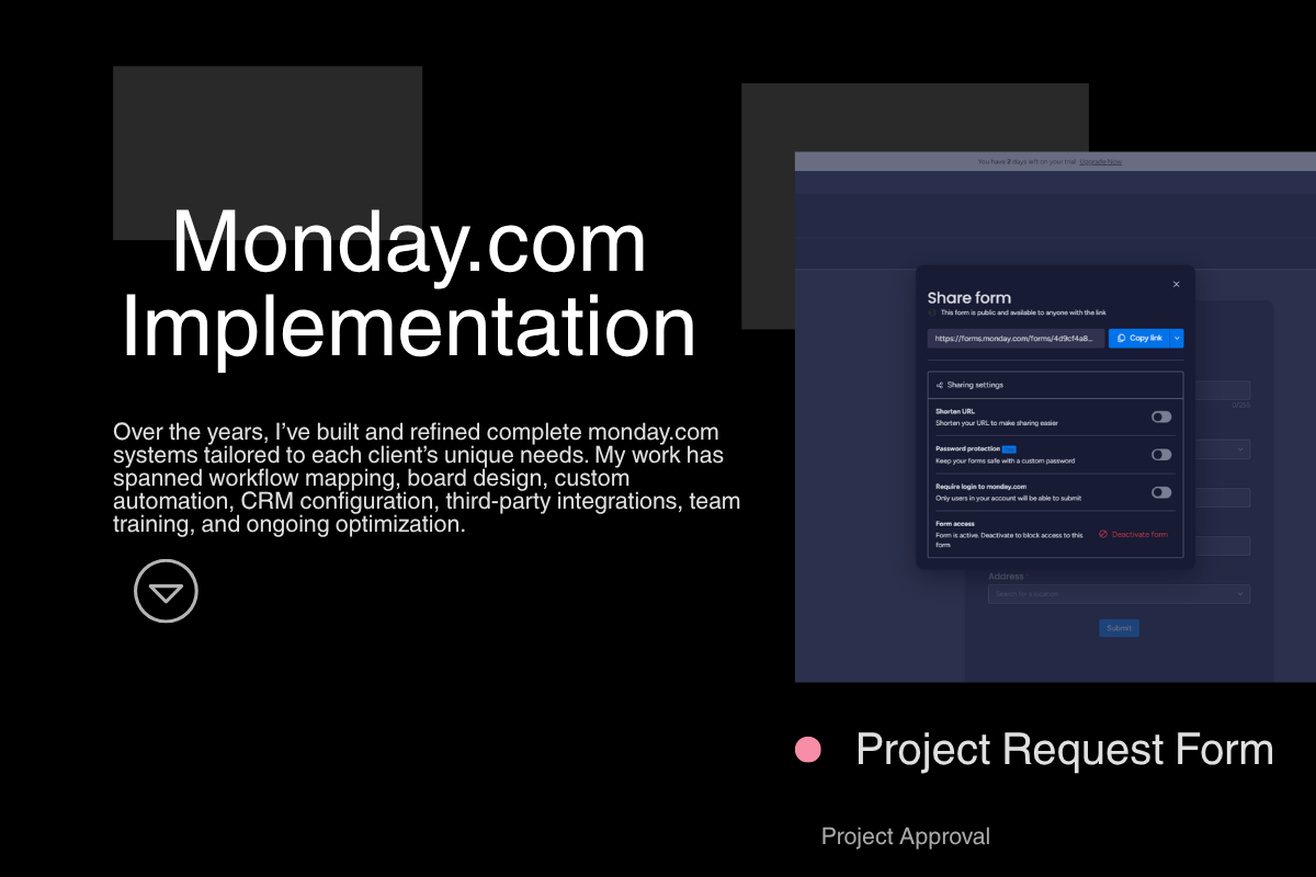 Monday.com CRM Implementation & Automation