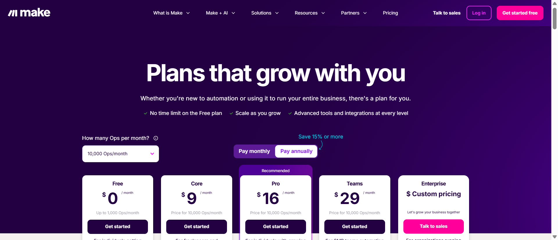 Zapier vs Make pricing